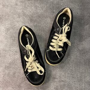 Black Airwalk Suede Sneakers